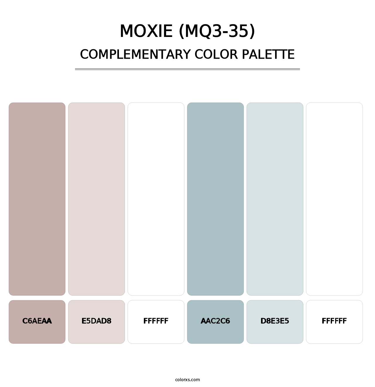 Moxie (MQ3-35) - Complementary Color Palette