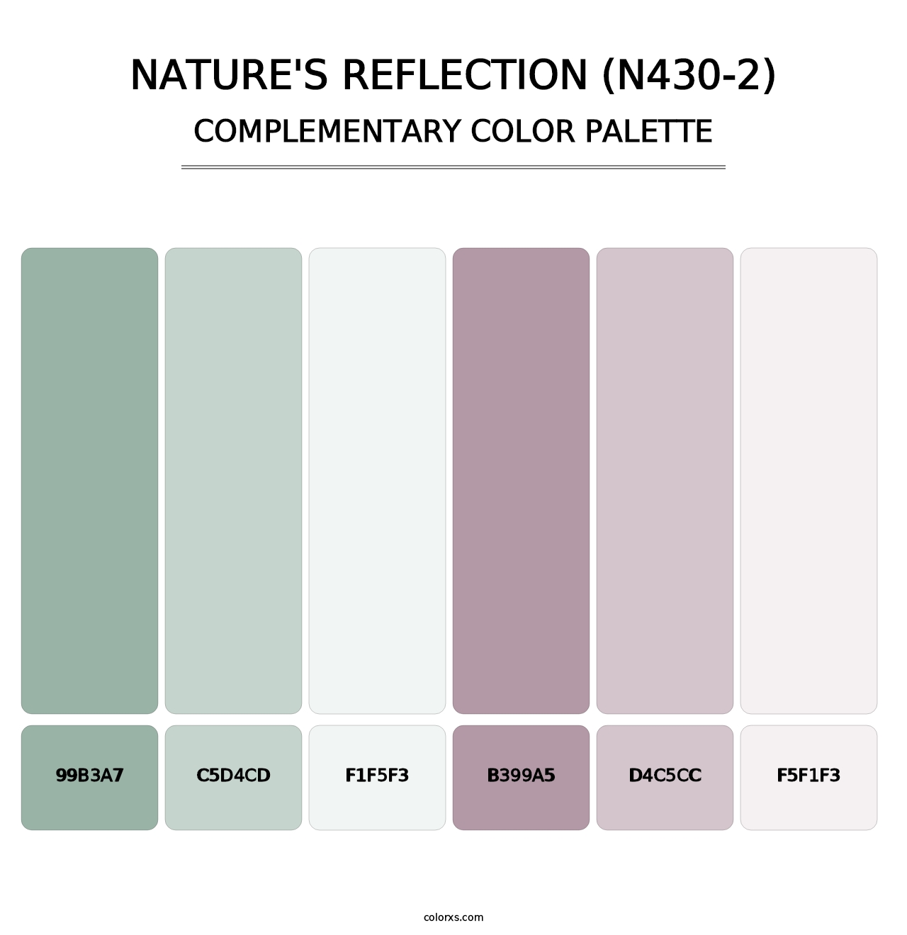 Nature'S Reflection (N430-2) - Complementary Color Palette