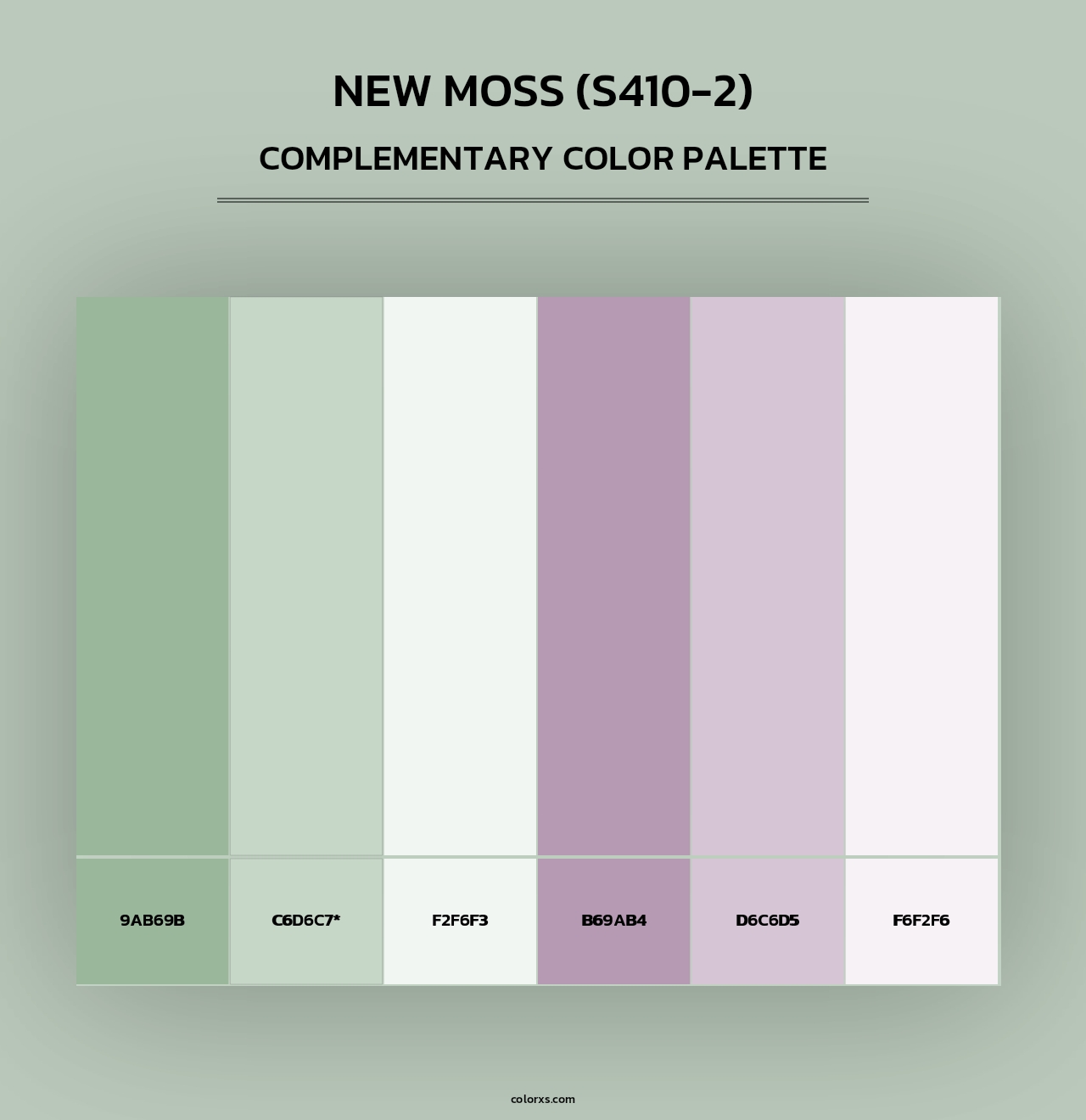 New Moss (S410-2) - Complementary Color Palette
