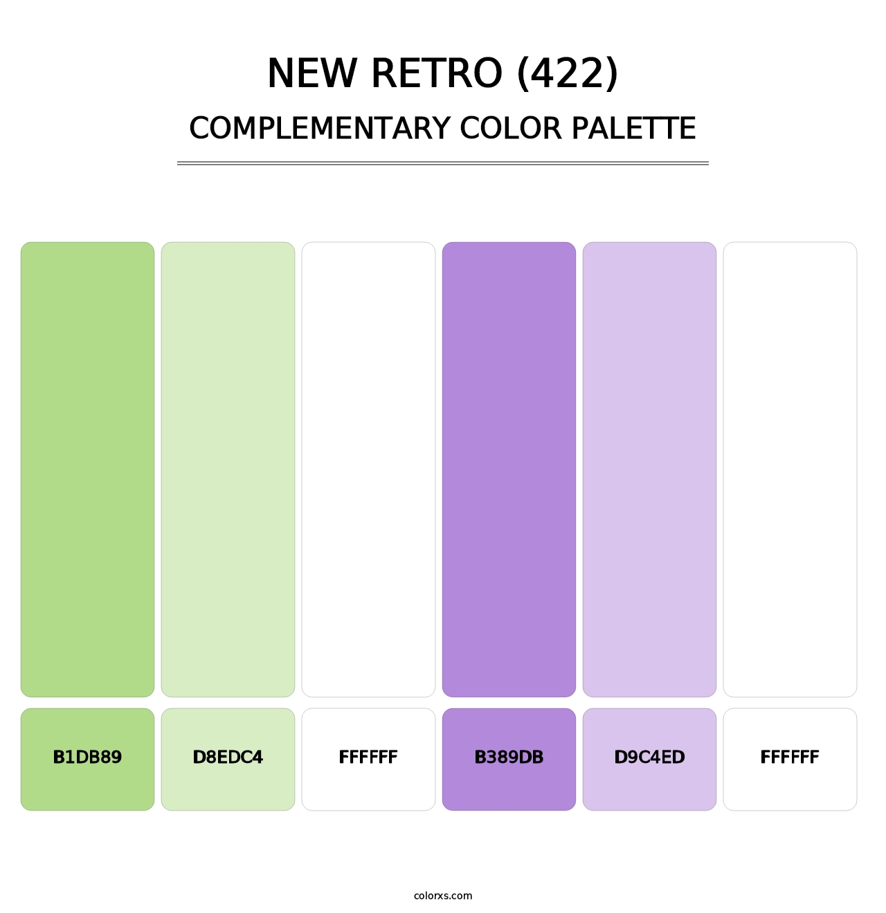 New Retro (422) - Complementary Color Palette