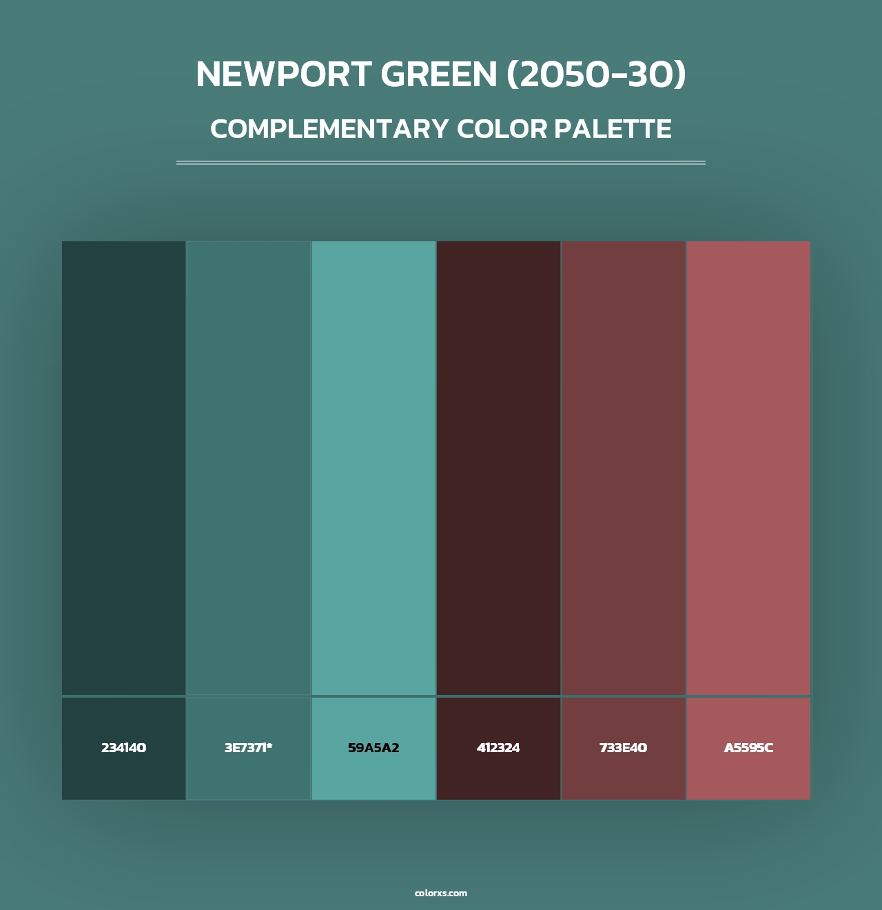 Newport Green (2050-30) - Complementary Color Palette