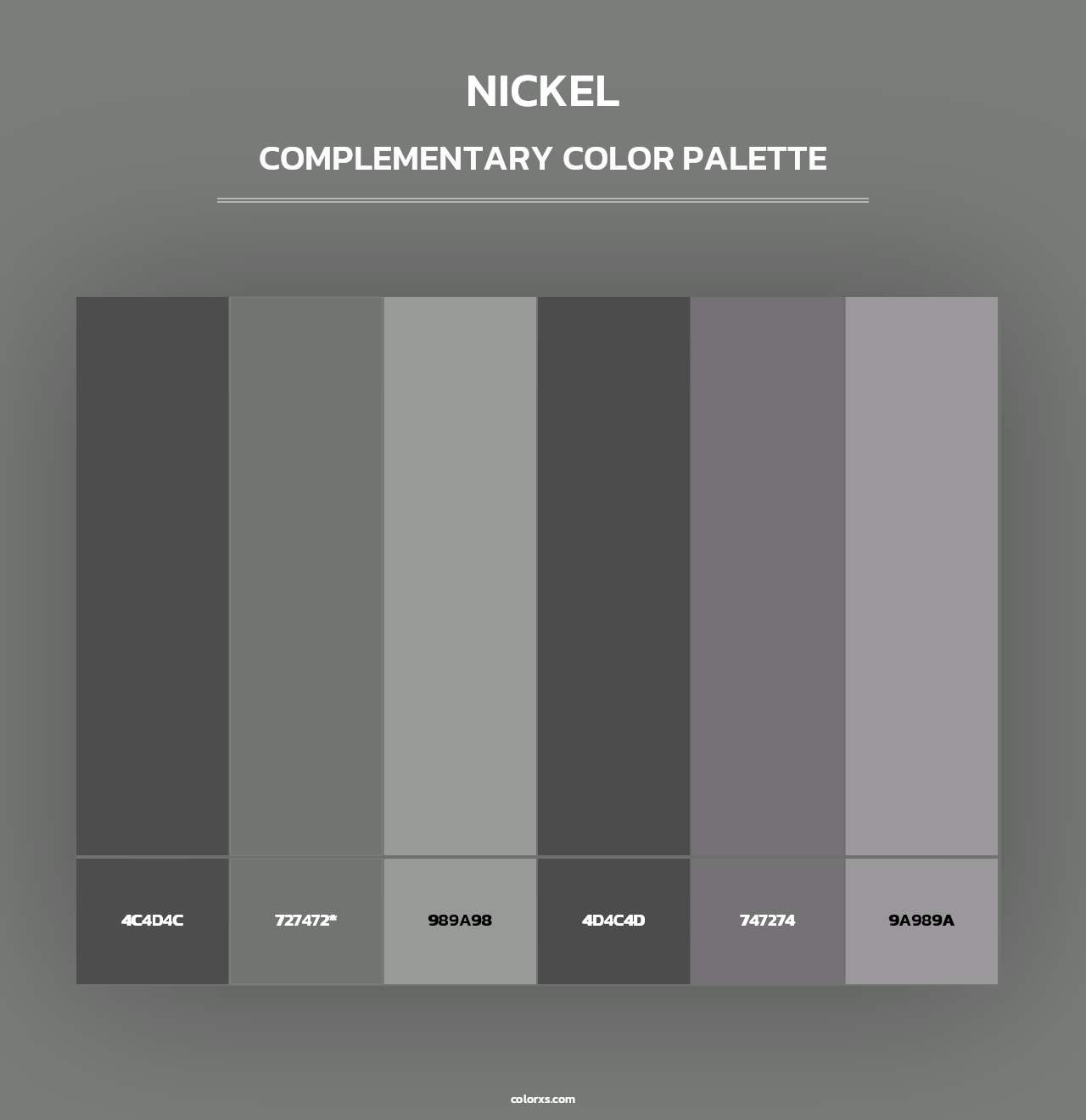 Nickel - Complementary Color Palette