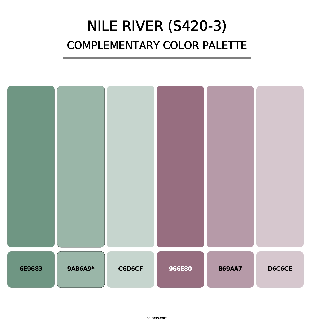 Nile River (S420-3) - Complementary Color Palette