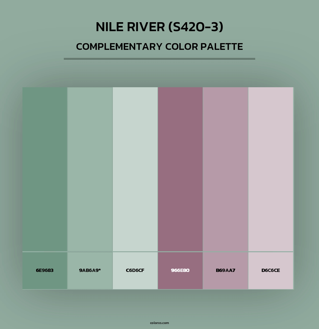 Nile River (S420-3) - Complementary Color Palette
