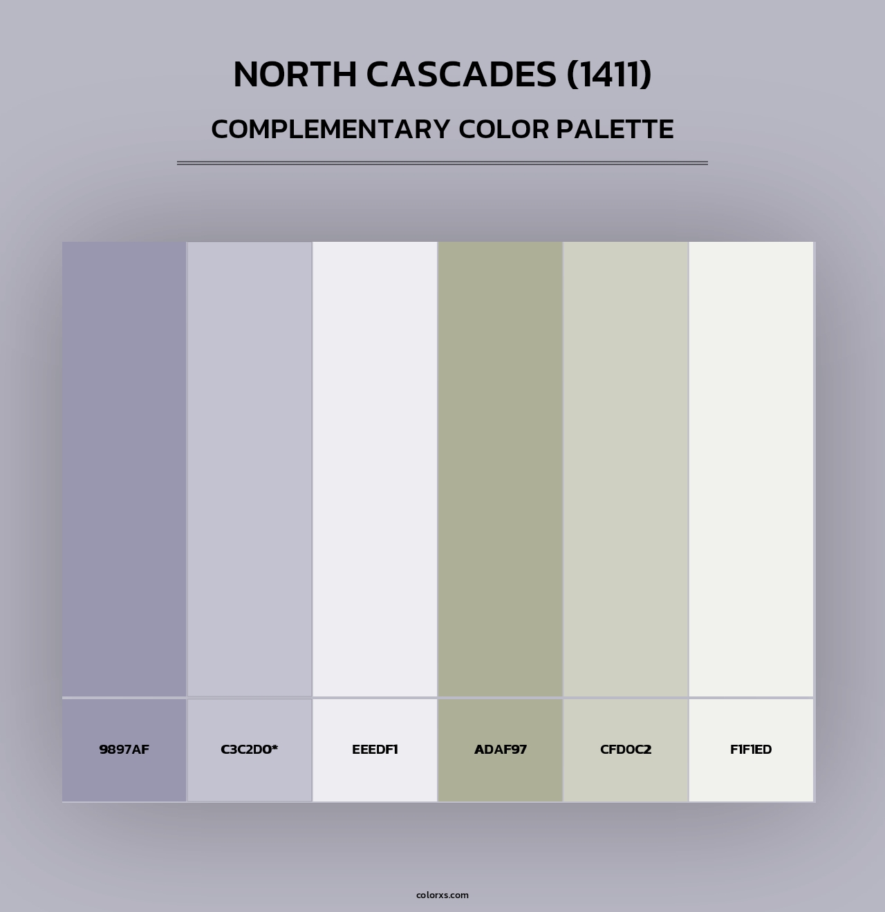 North Cascades (1411) - Complementary Color Palette