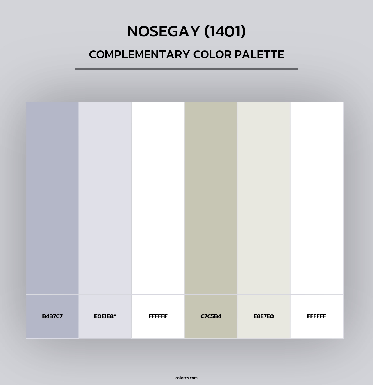 Nosegay (1401) - Complementary Color Palette