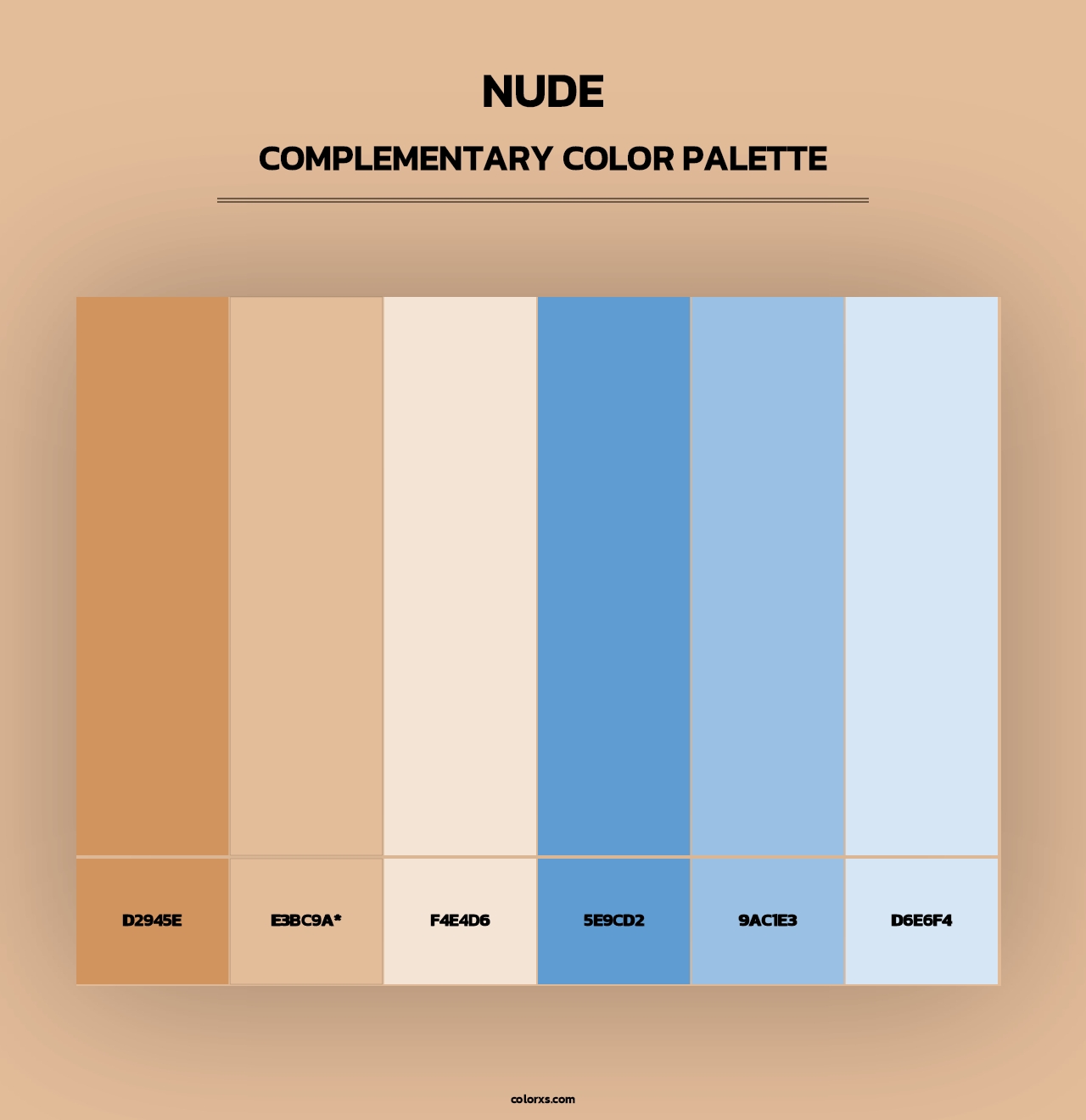 Nude - Complementary Color Palette
