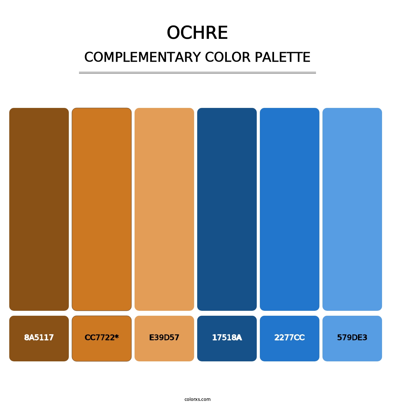 Ochre - Complementary Color Palette