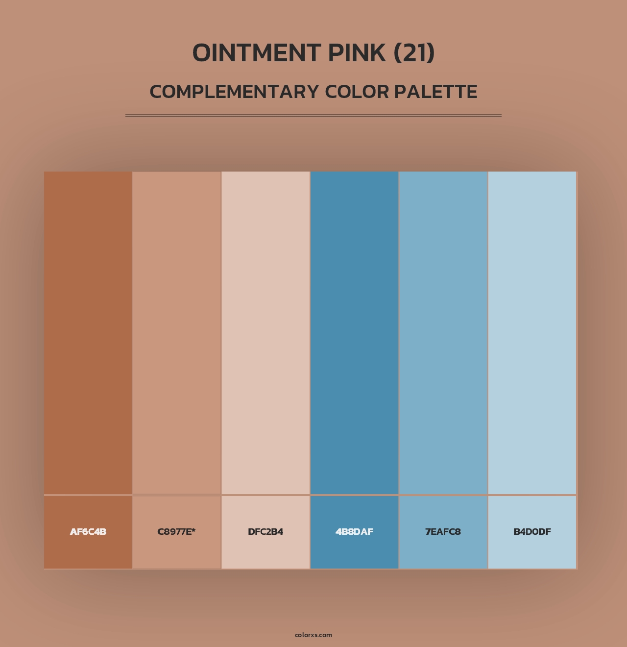 Ointment Pink (21) - Complementary Color Palette