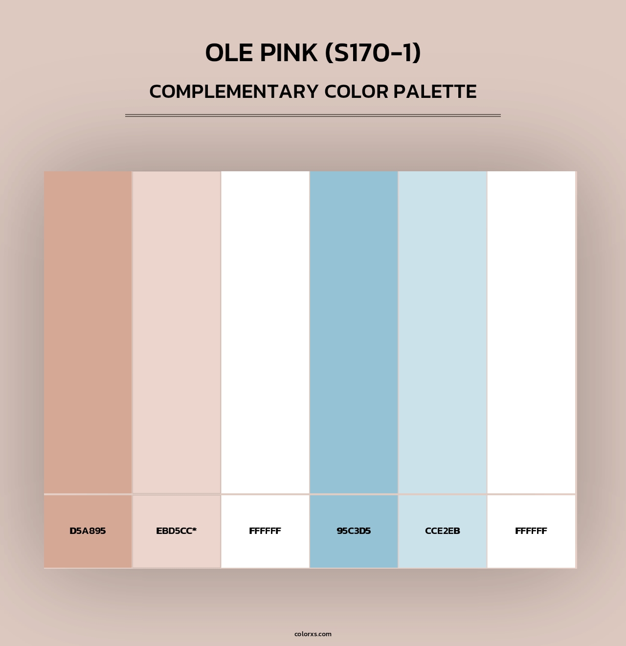 Ole Pink (S170-1) - Complementary Color Palette