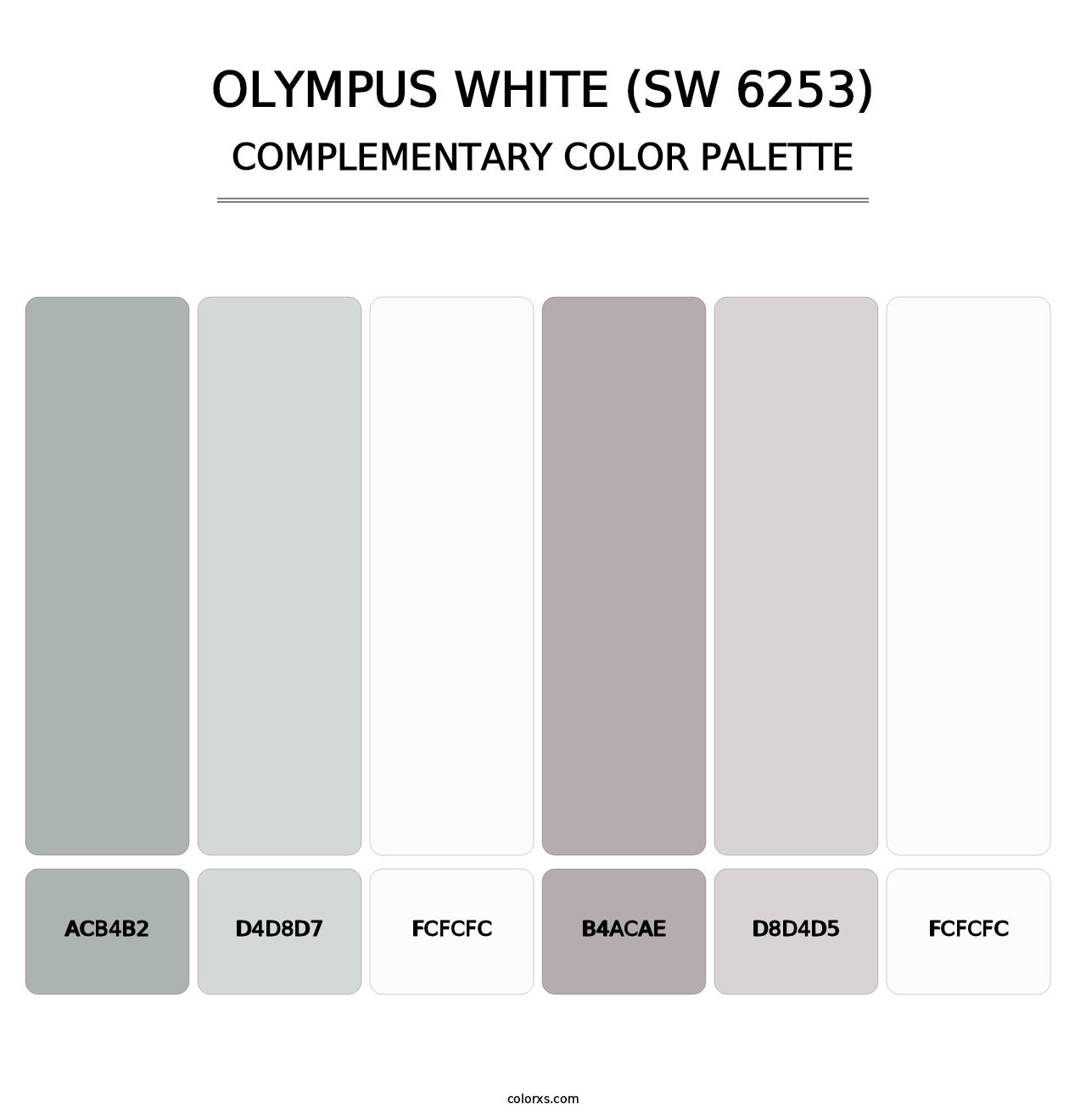 Olympus White (SW 6253) - Complementary Color Palette