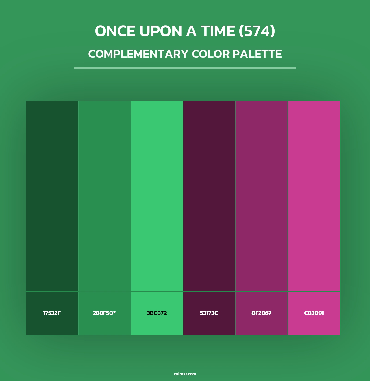 Once Upon a Time (574) - Complementary Color Palette
