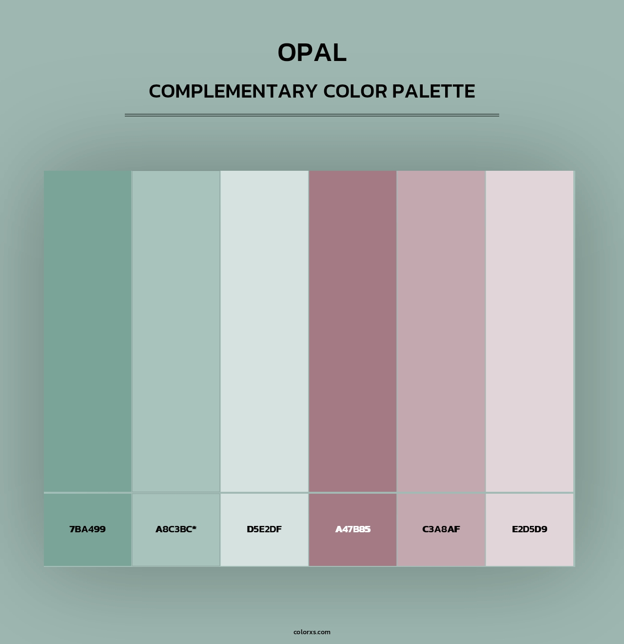 Opal - Complementary Color Palette