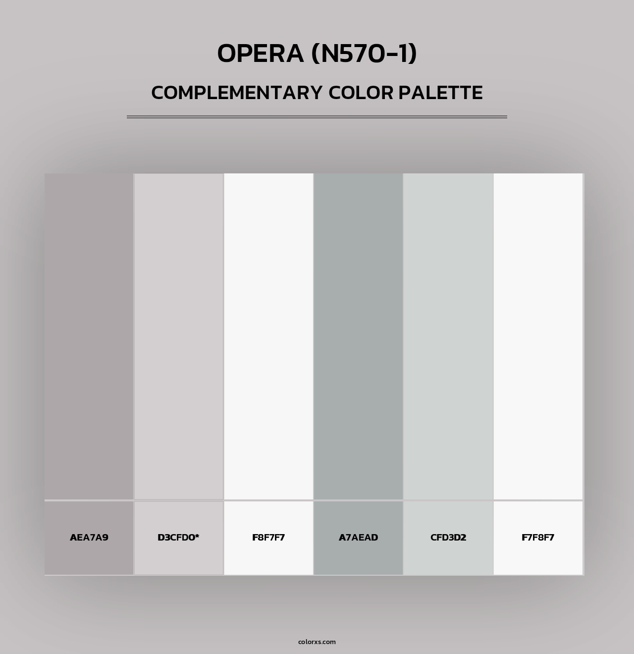 Opera (N570-1) - Complementary Color Palette