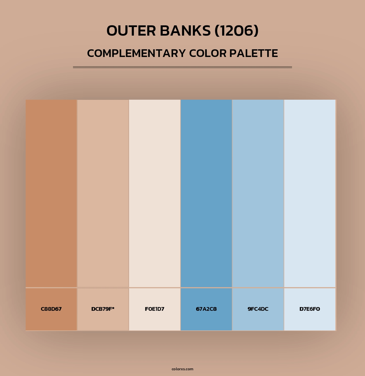Outer Banks (1206) - Complementary Color Palette