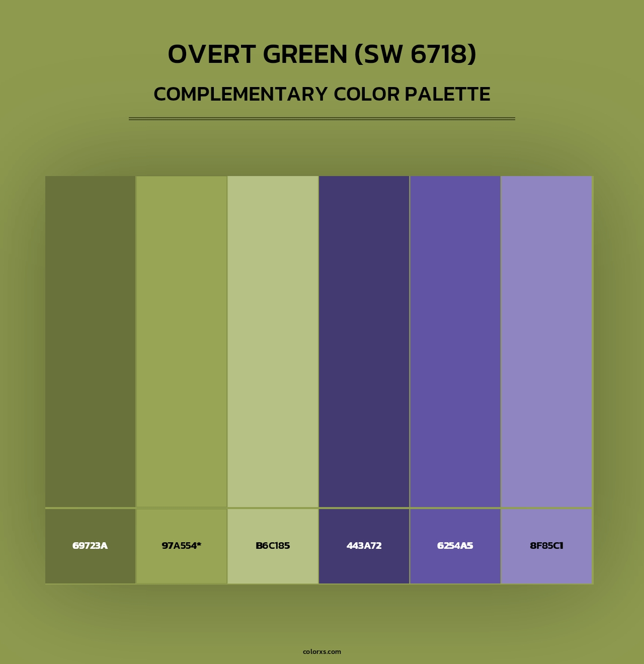 Overt Green (SW 6718) - Complementary Color Palette