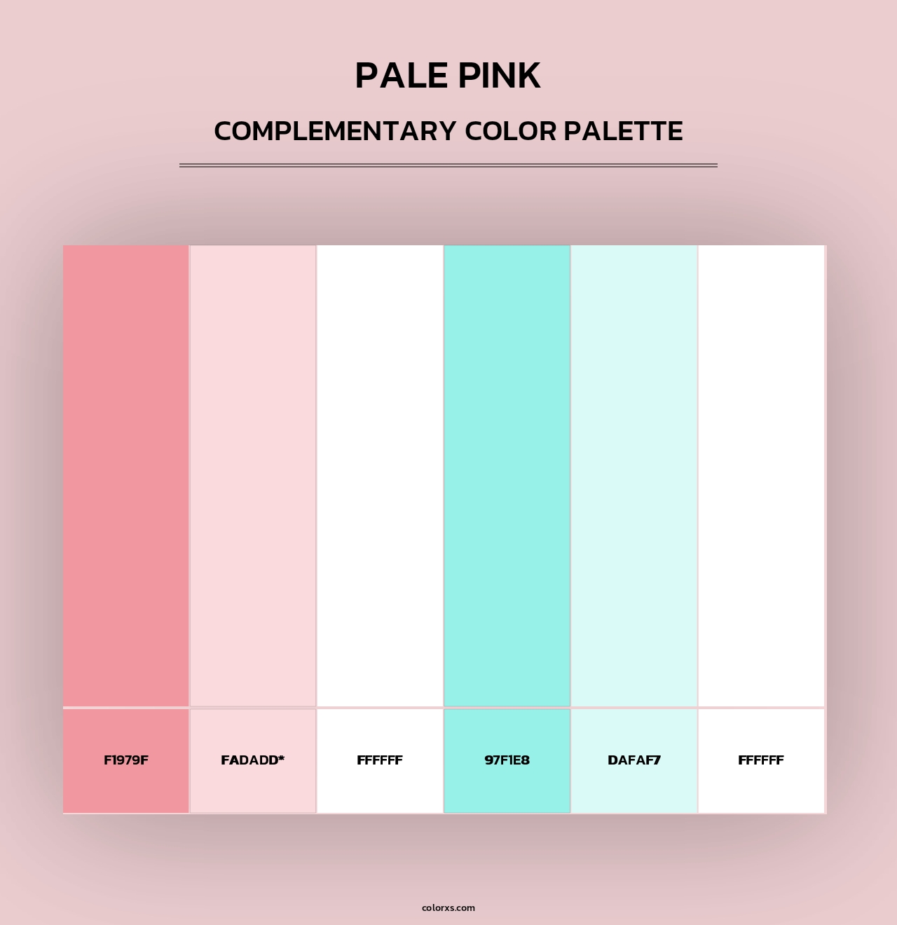 Pale Pink - Complementary Color Palette