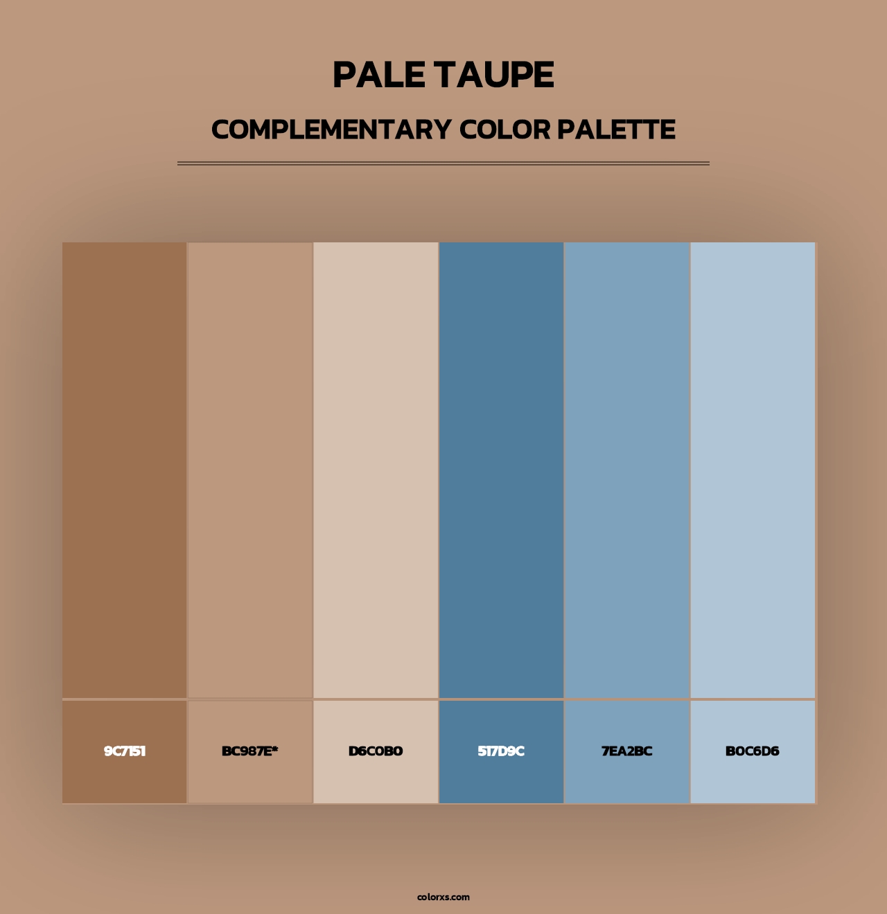 Pale Taupe - Complementary Color Palette