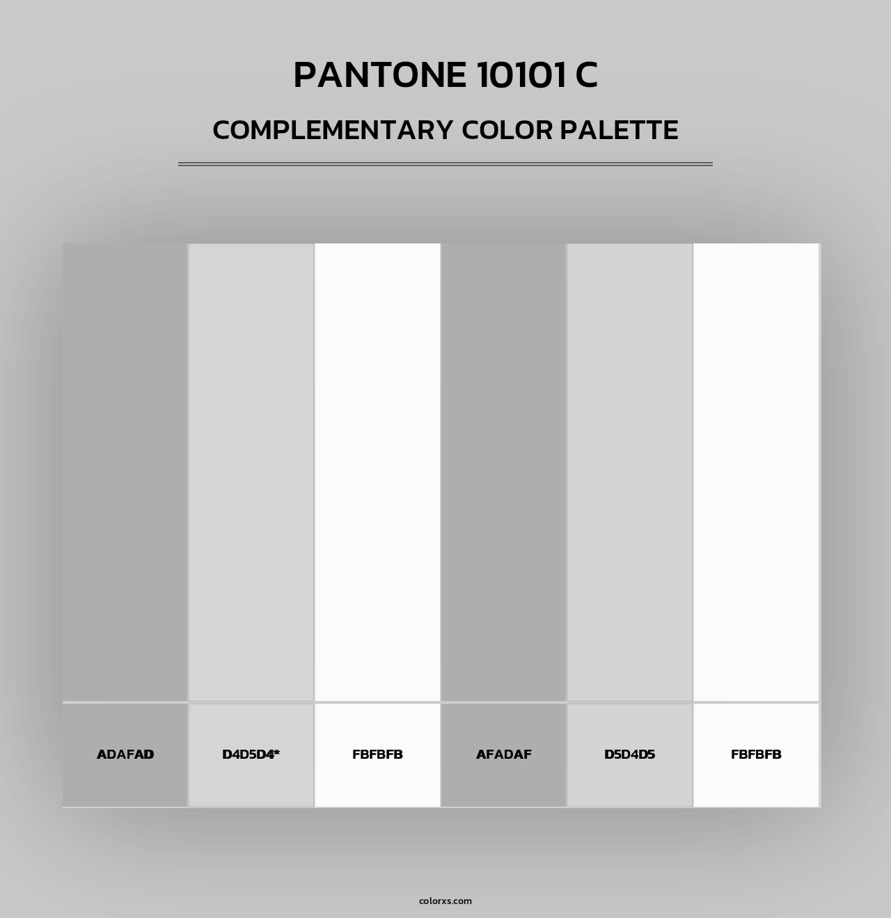 PANTONE 10101 C - Complementary Color Palette