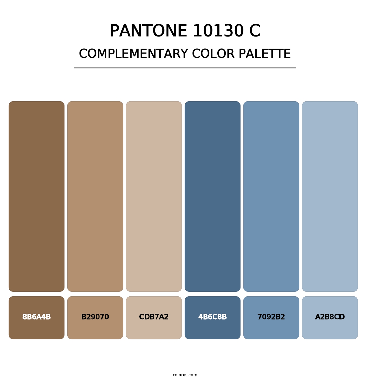 PANTONE 10130 C - Complementary Color Palette