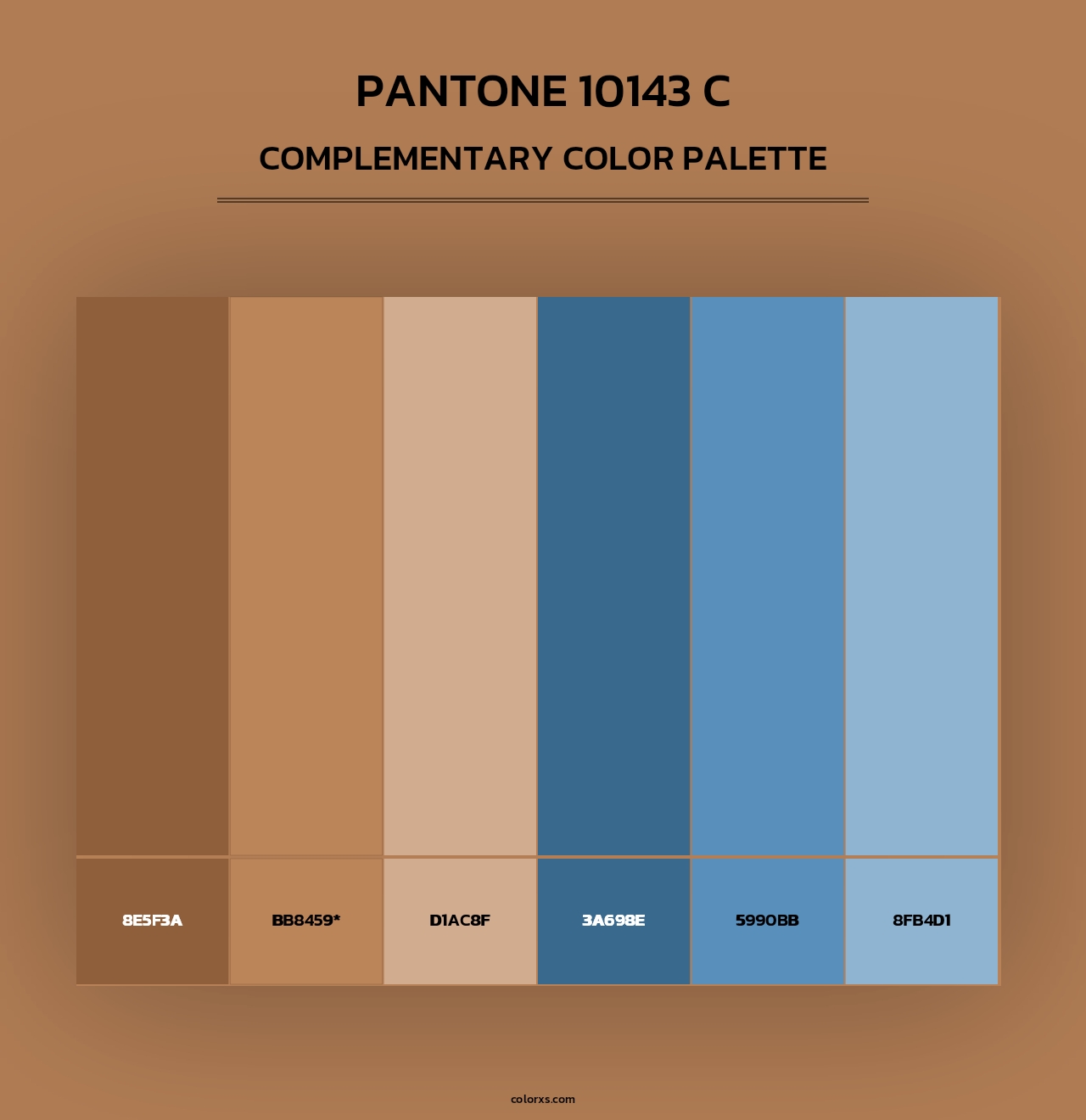PANTONE 10143 C - Complementary Color Palette