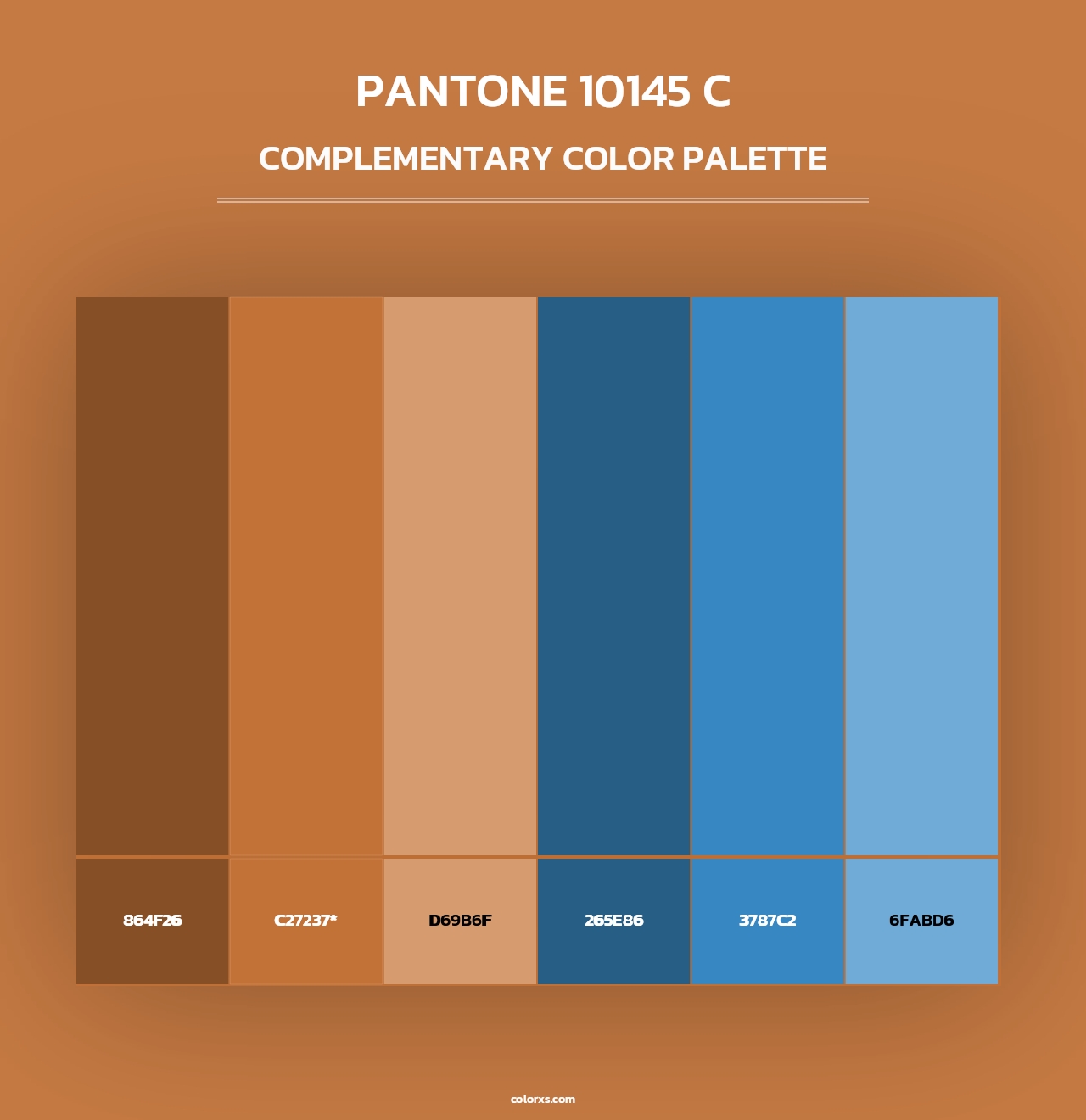 PANTONE 10145 C - Complementary Color Palette