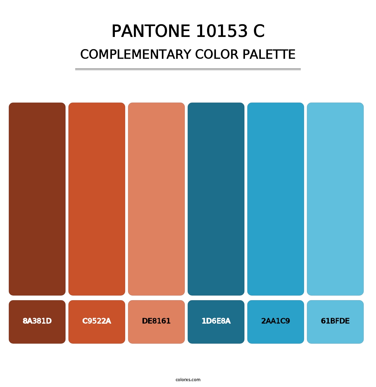 PANTONE 10153 C - Complementary Color Palette