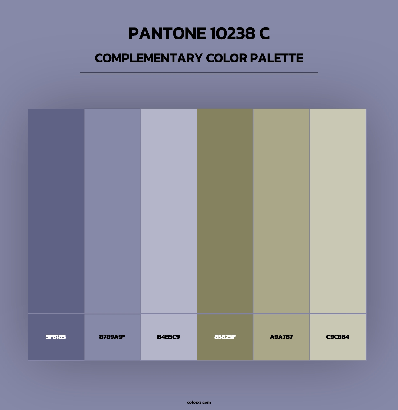 PANTONE 10238 C - Complementary Color Palette