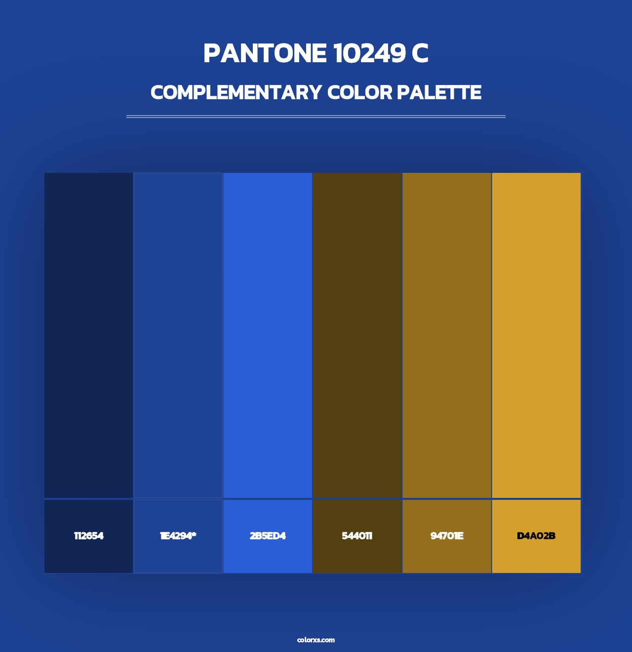 PANTONE 10249 C - Complementary Color Palette