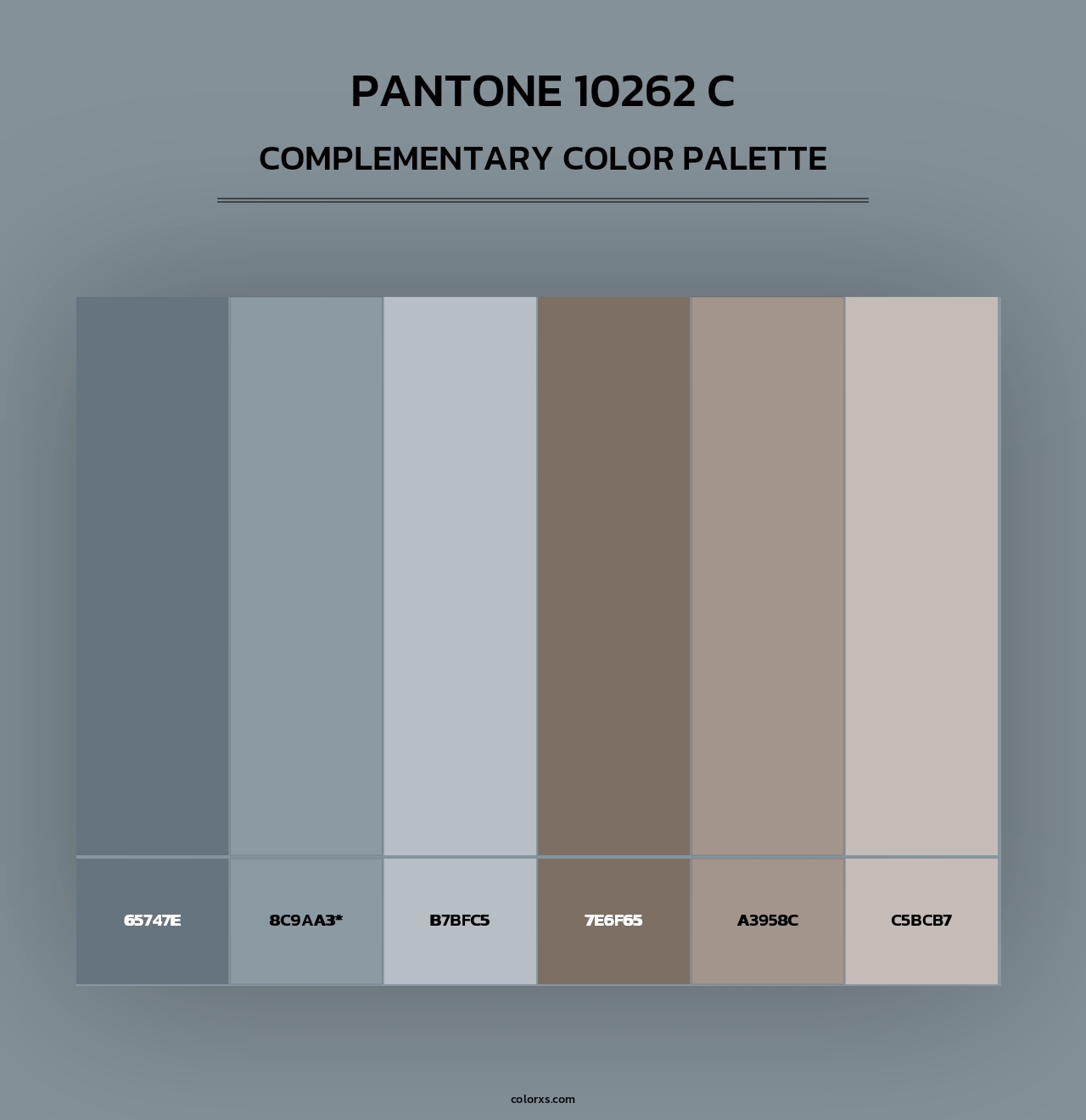 PANTONE 10262 C - Complementary Color Palette