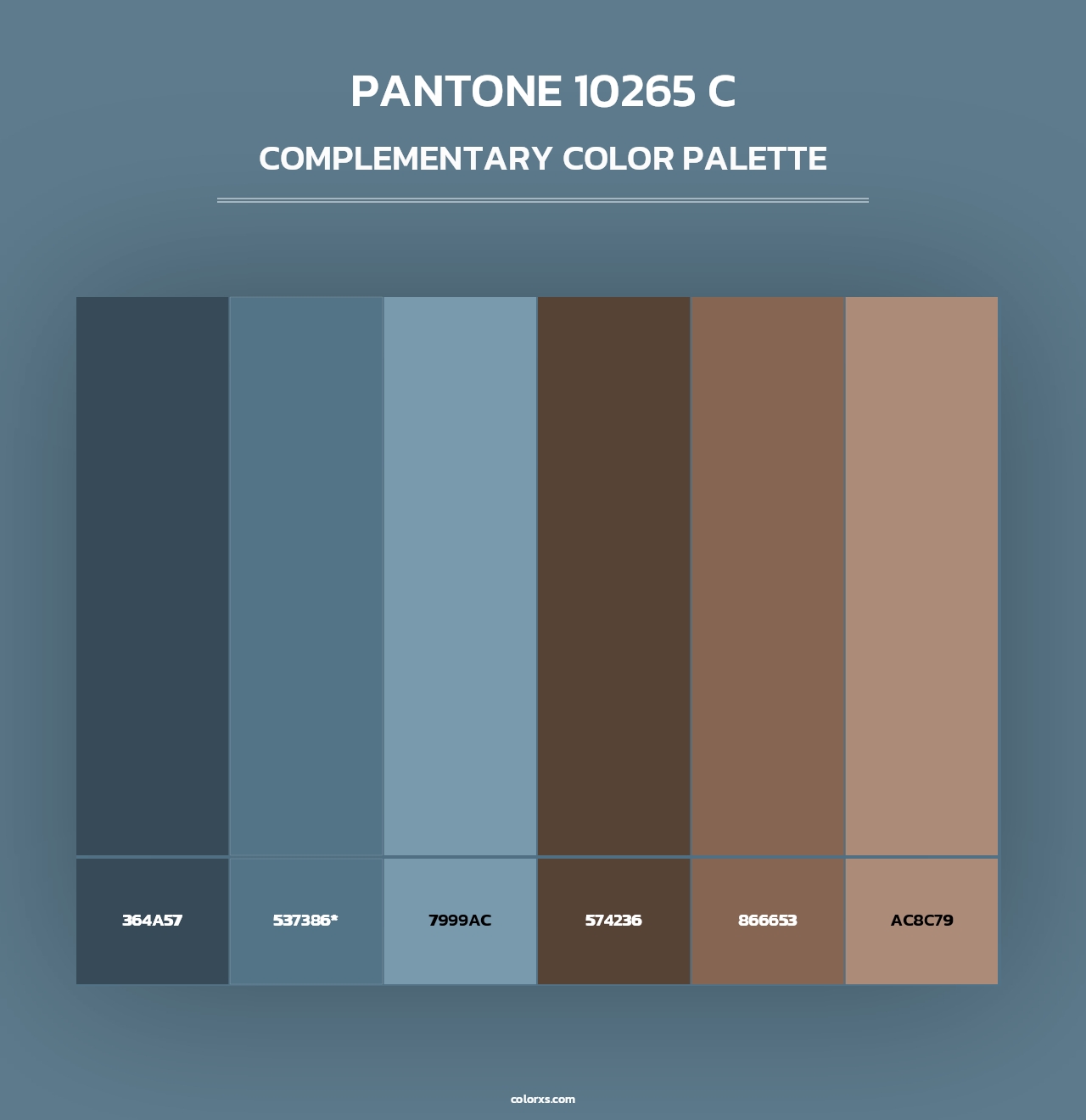 PANTONE 10265 C - Complementary Color Palette