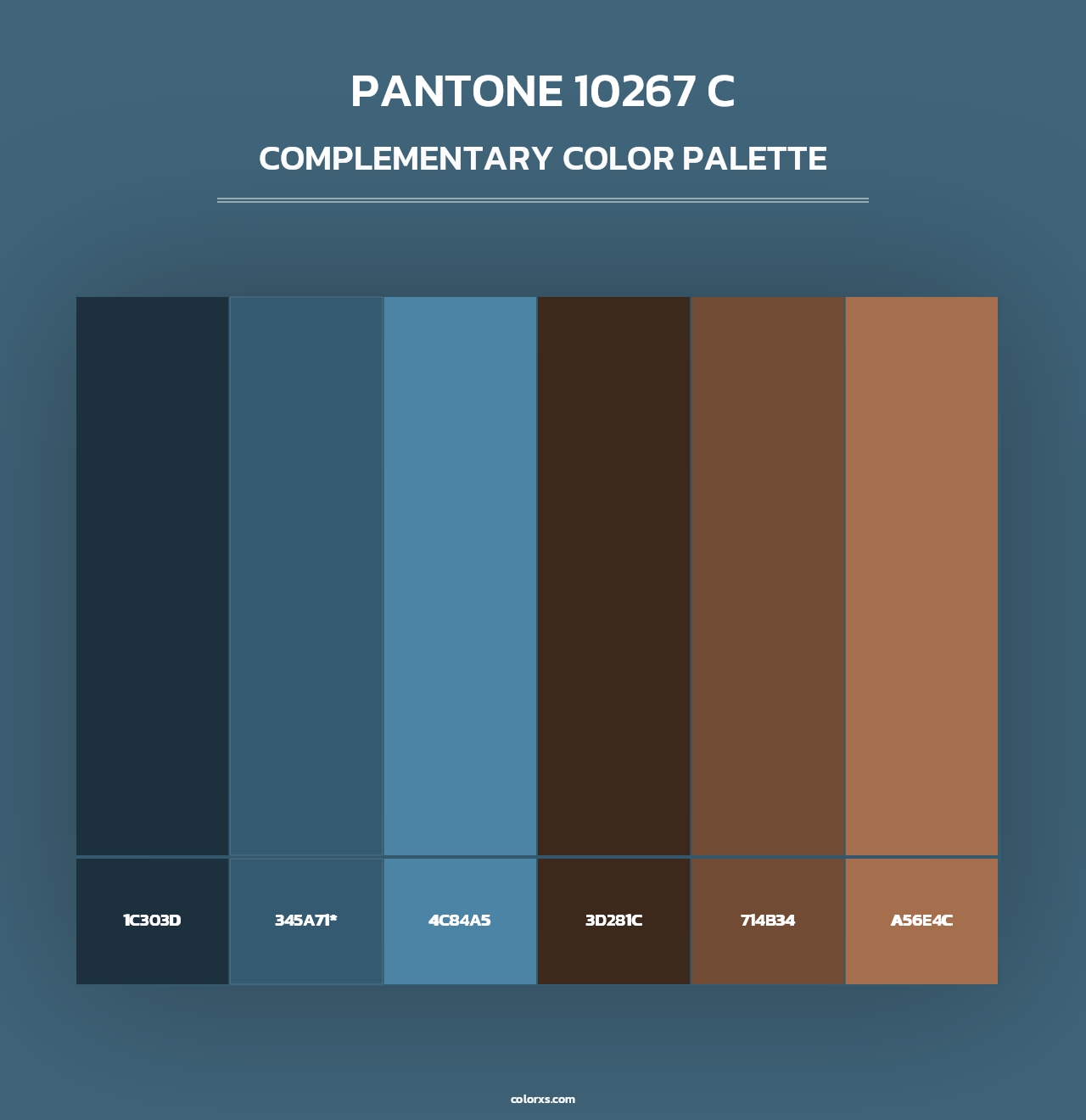 PANTONE 10267 C - Complementary Color Palette