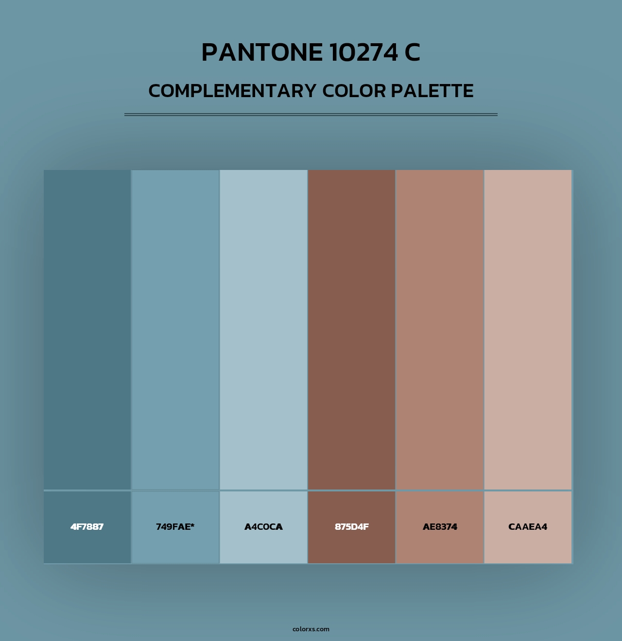 PANTONE 10274 C - Complementary Color Palette