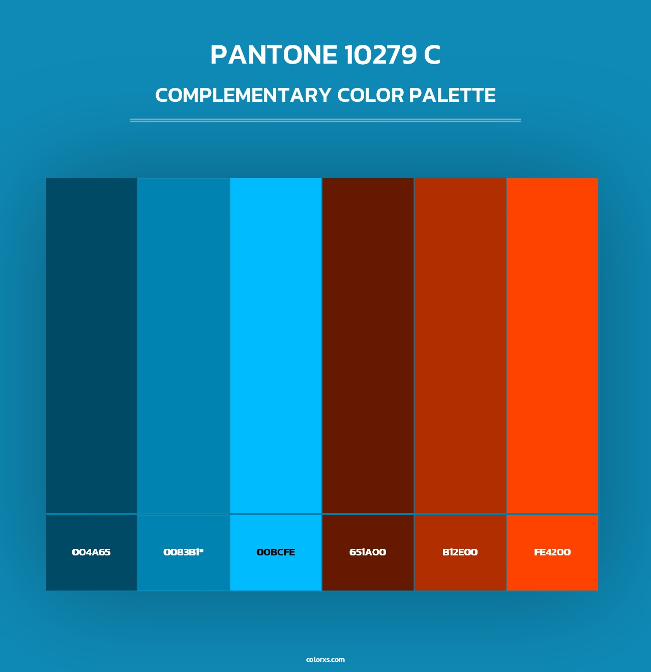 PANTONE 10279 C - Complementary Color Palette