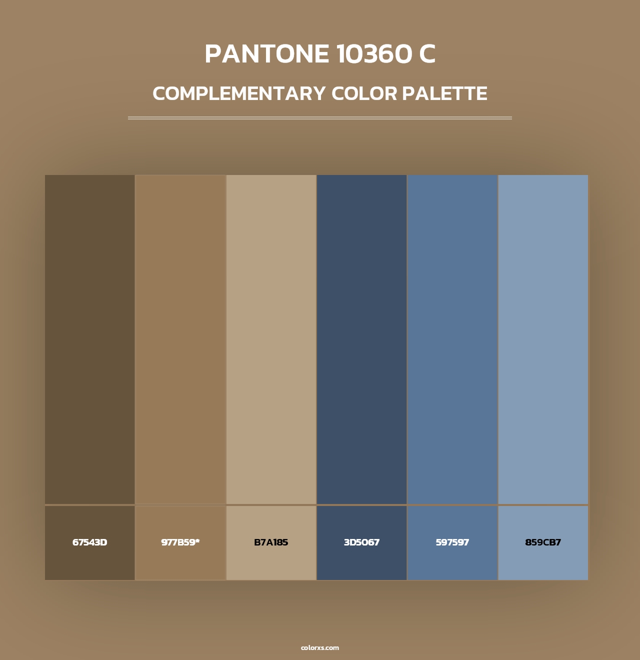PANTONE 10360 C - Complementary Color Palette