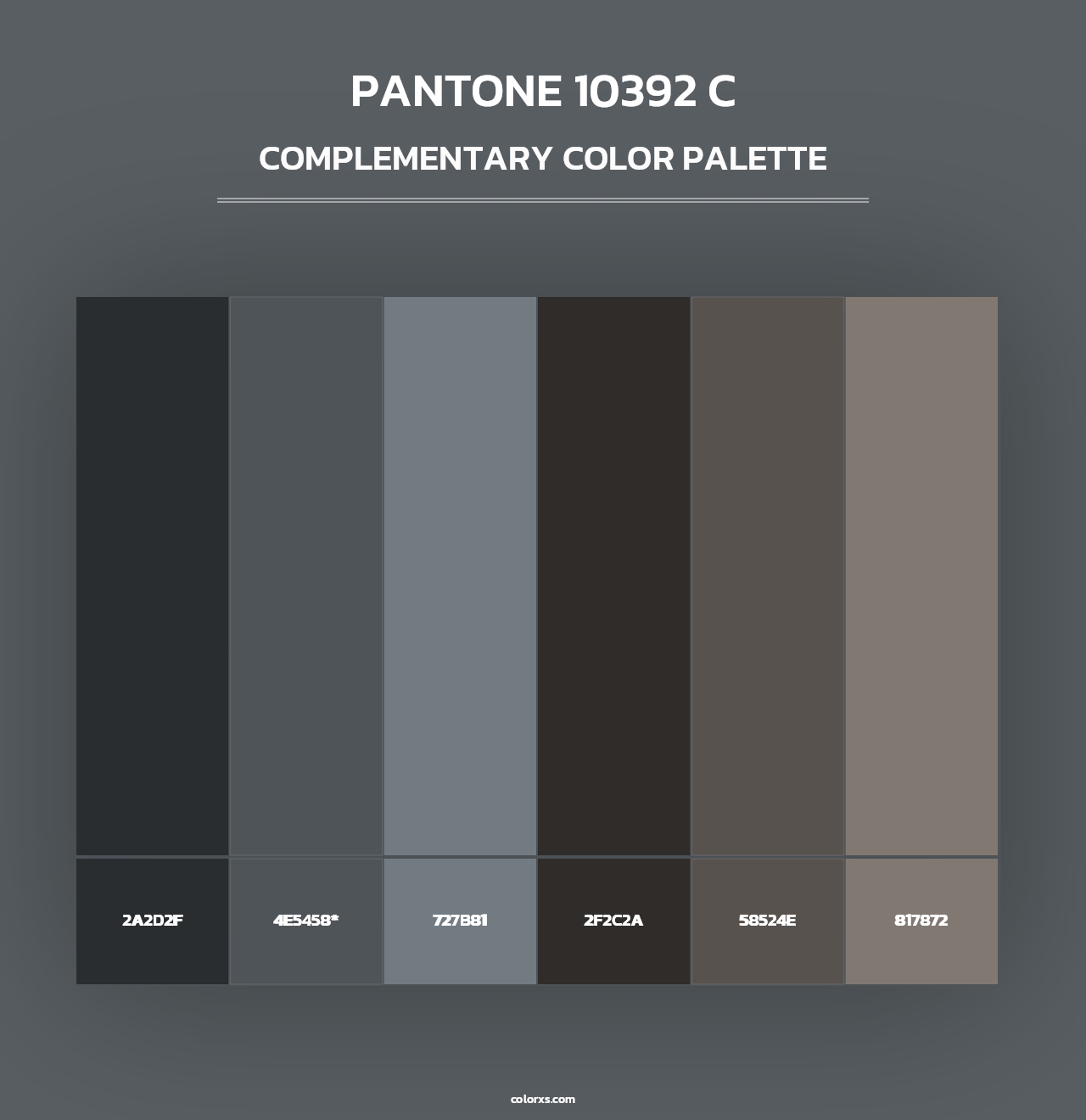 PANTONE 10392 C - Complementary Color Palette