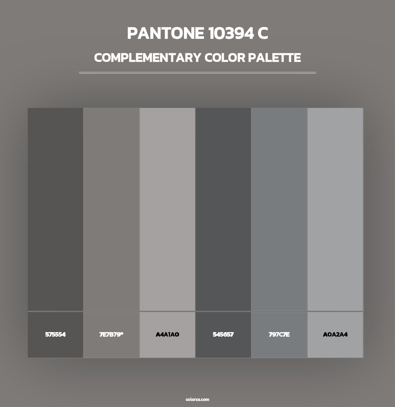 PANTONE 10394 C - Complementary Color Palette