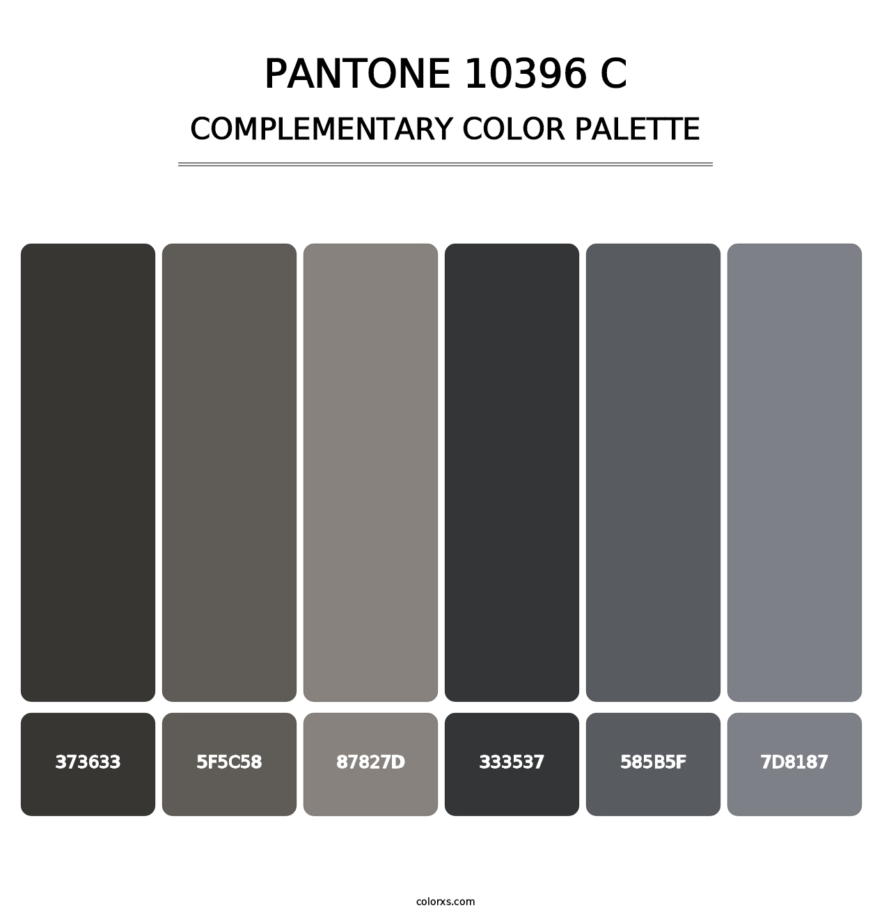 PANTONE 10396 C - Complementary Color Palette