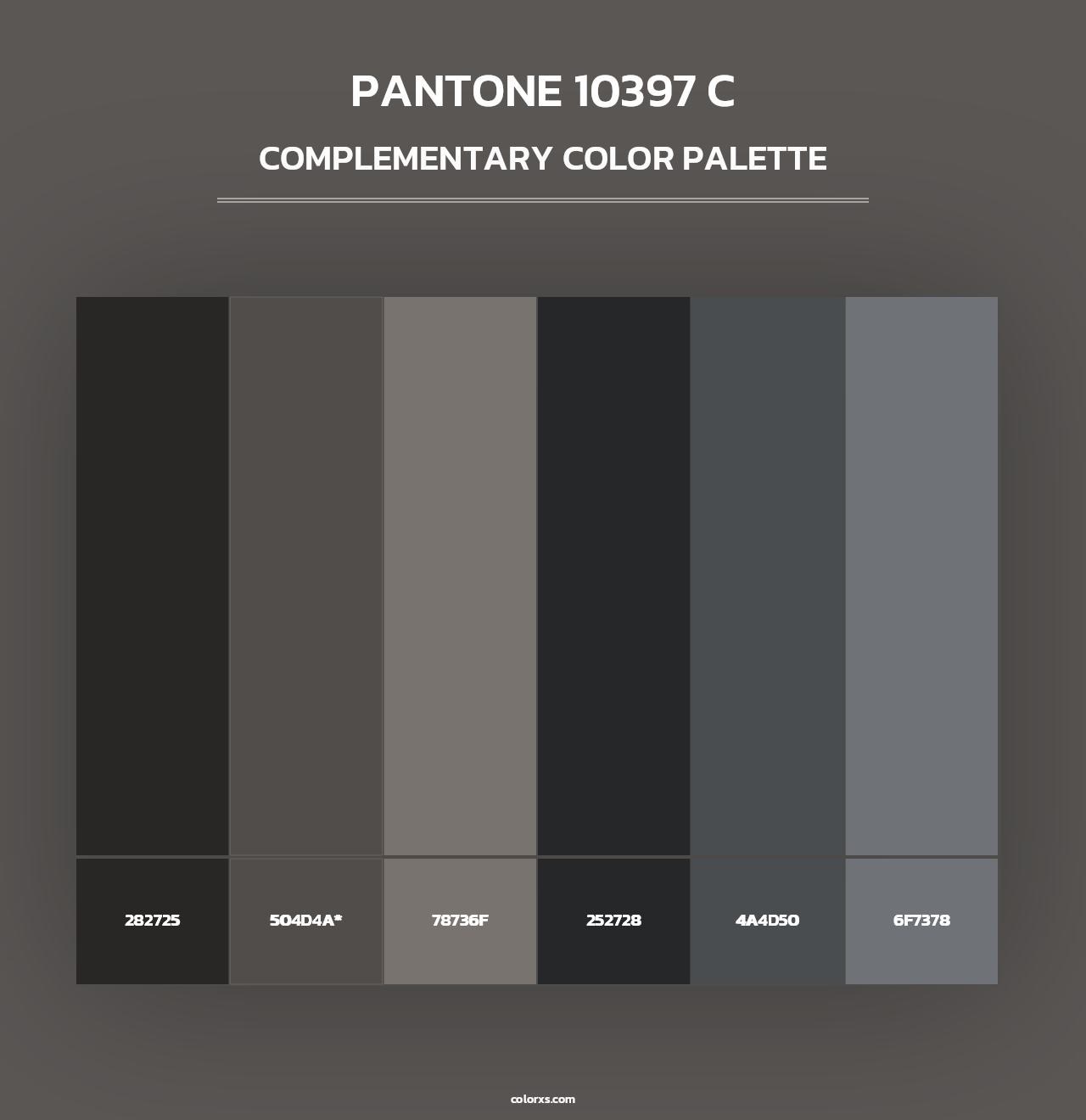 PANTONE 10397 C - Complementary Color Palette