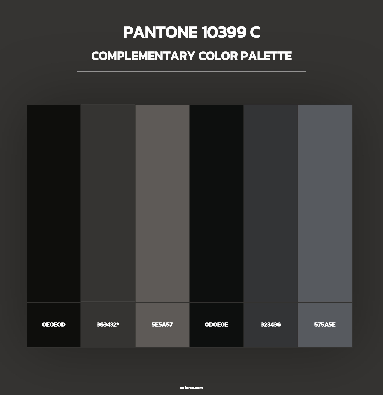 PANTONE 10399 C - Complementary Color Palette