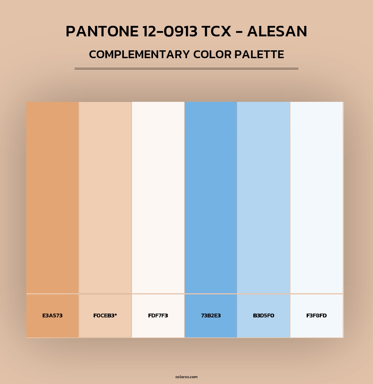 PANTONE 12-0913 TCX - Alesan - Complementary Color Palette
