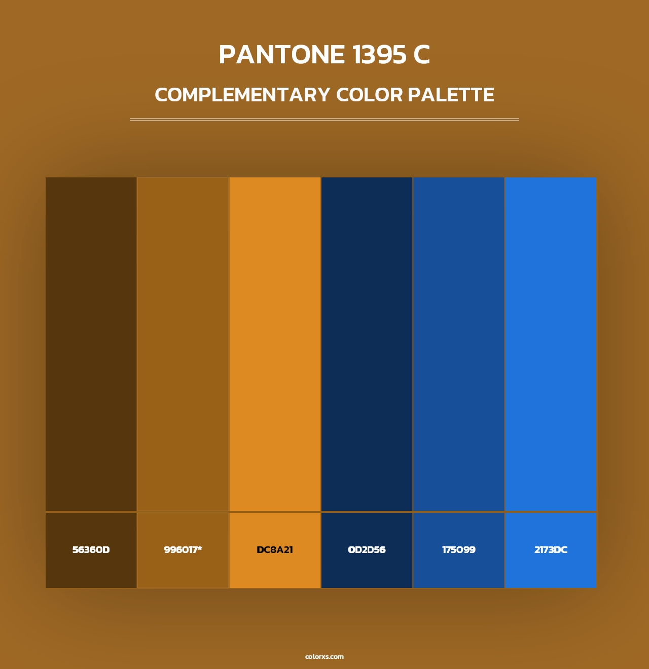 PANTONE 1395 C - Complementary Color Palette