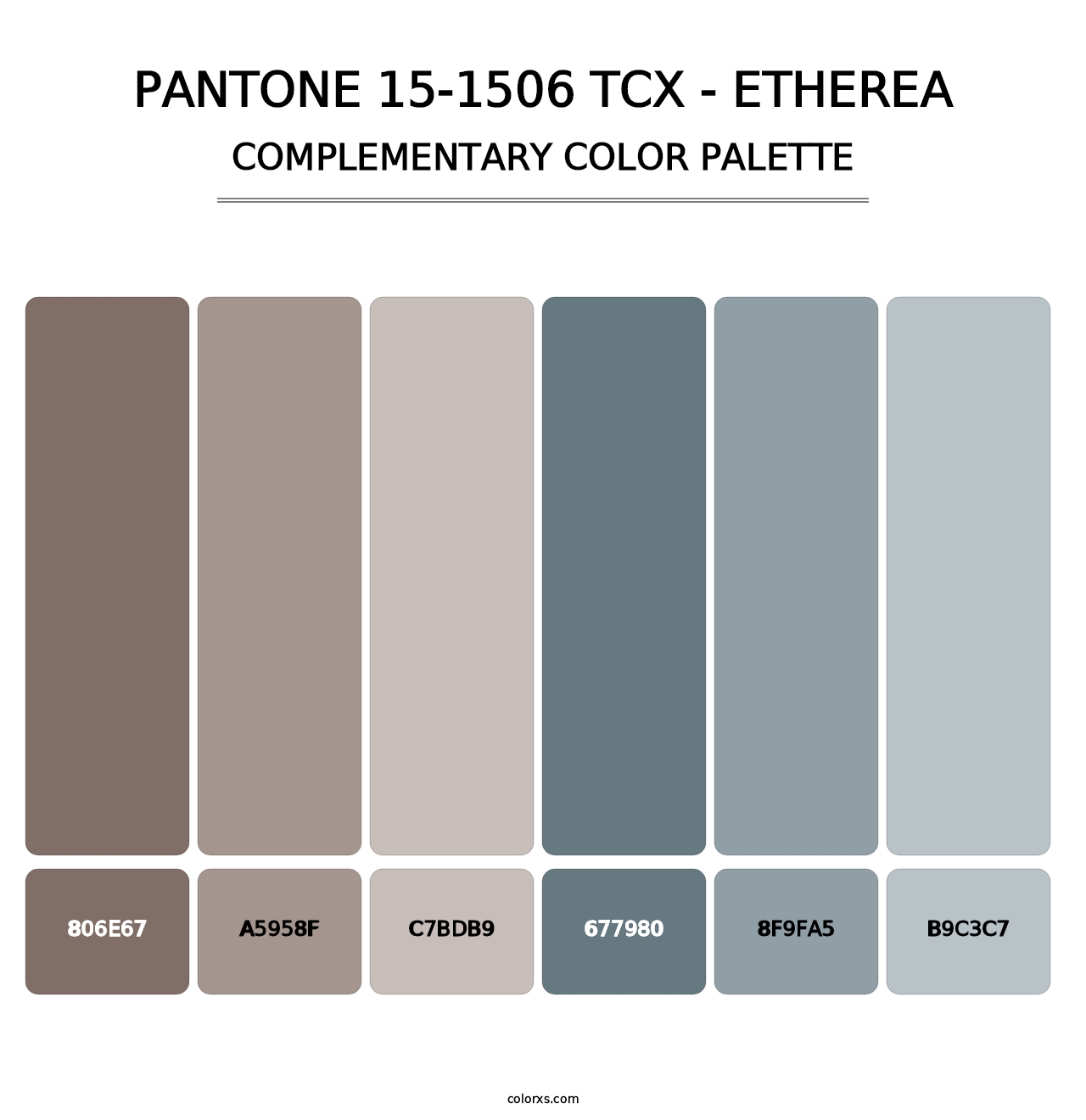 PANTONE 15-1506 TCX - Etherea - Complementary Color Palette