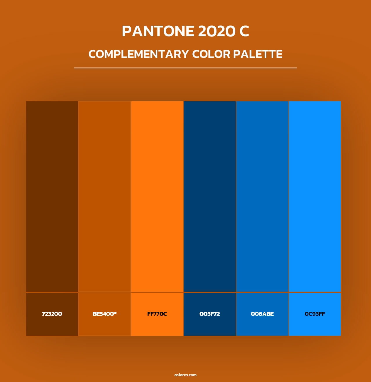 PANTONE 2020 C - Complementary Color Palette
