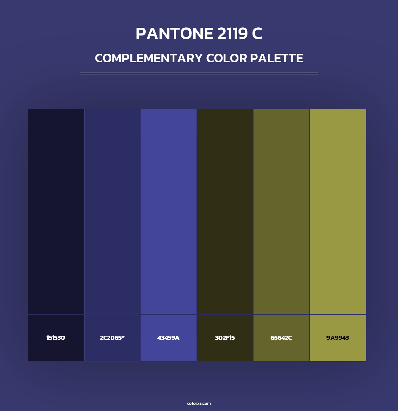 PANTONE 2119 C - Complementary Color Palette