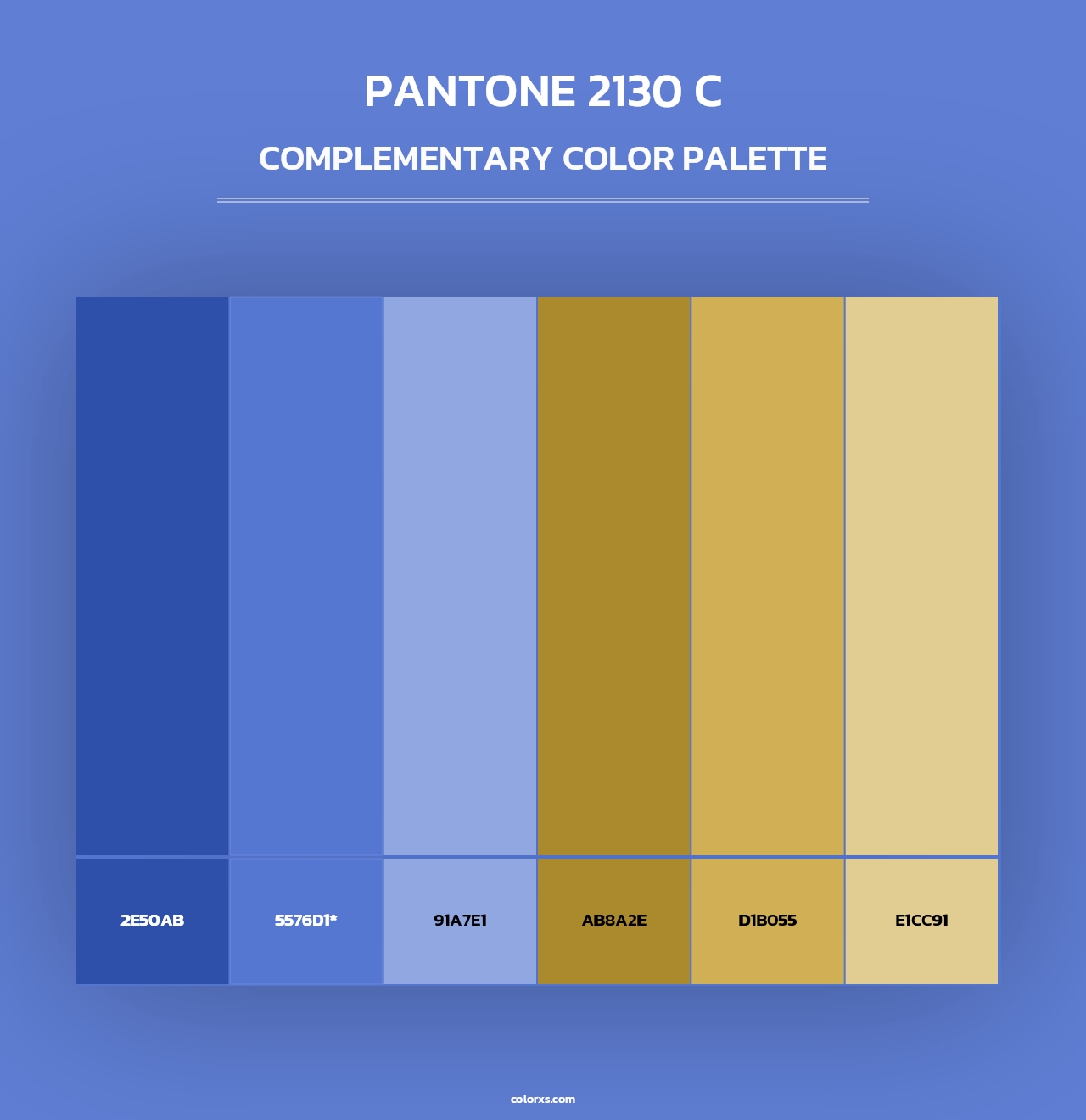PANTONE 2130 C - Complementary Color Palette