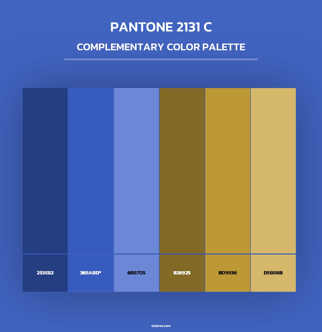 PANTONE 2131 C - Complementary Color Palette