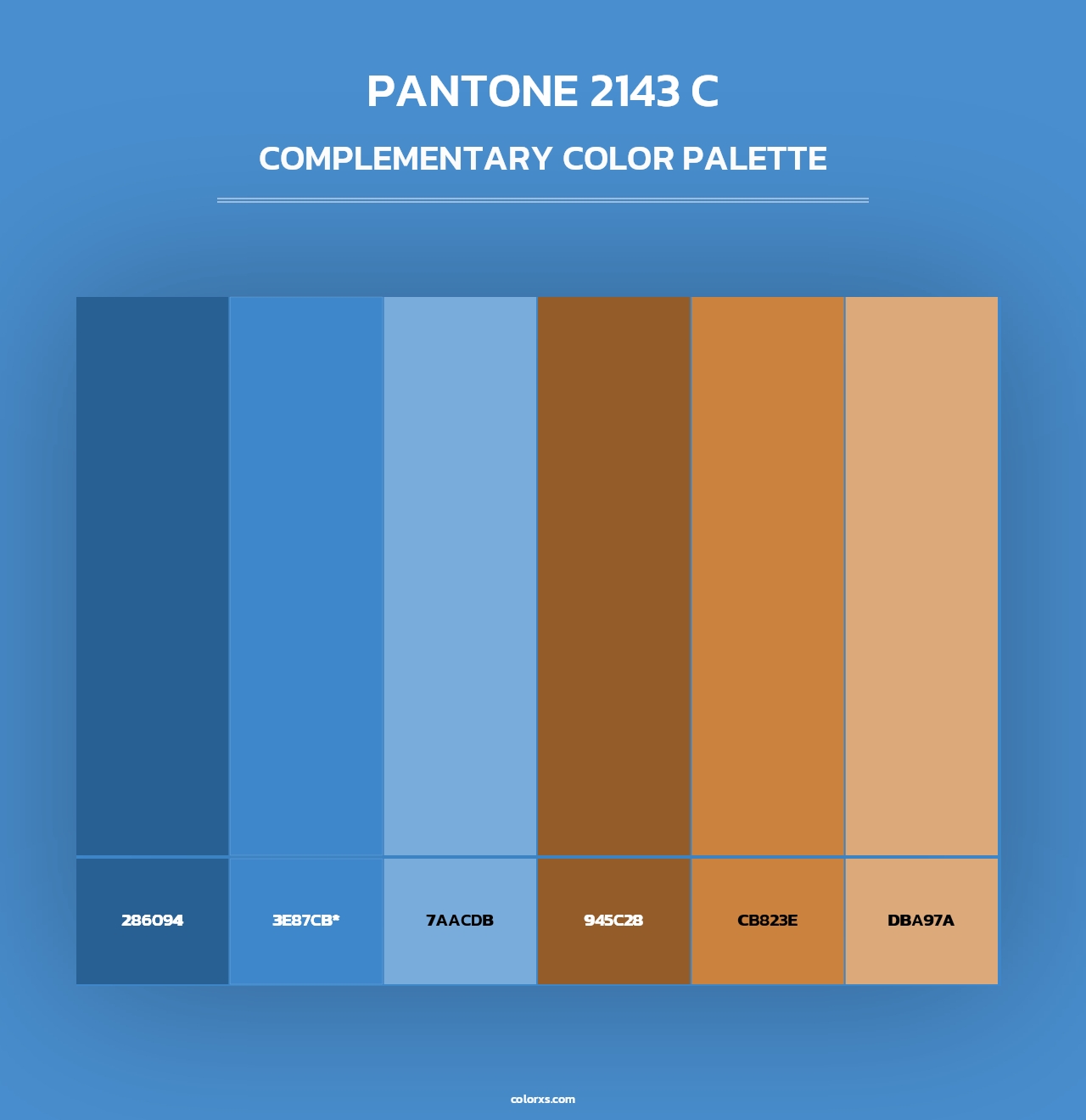 PANTONE 2143 C - Complementary Color Palette