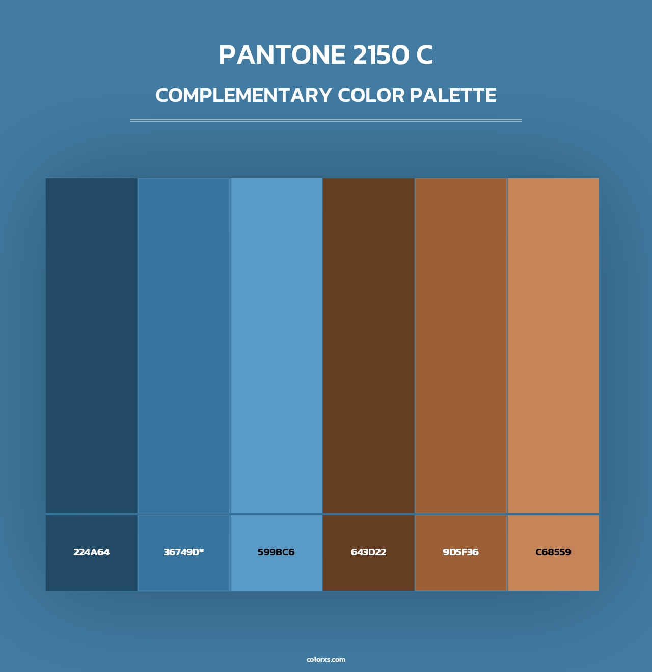 PANTONE 2150 C - Complementary Color Palette