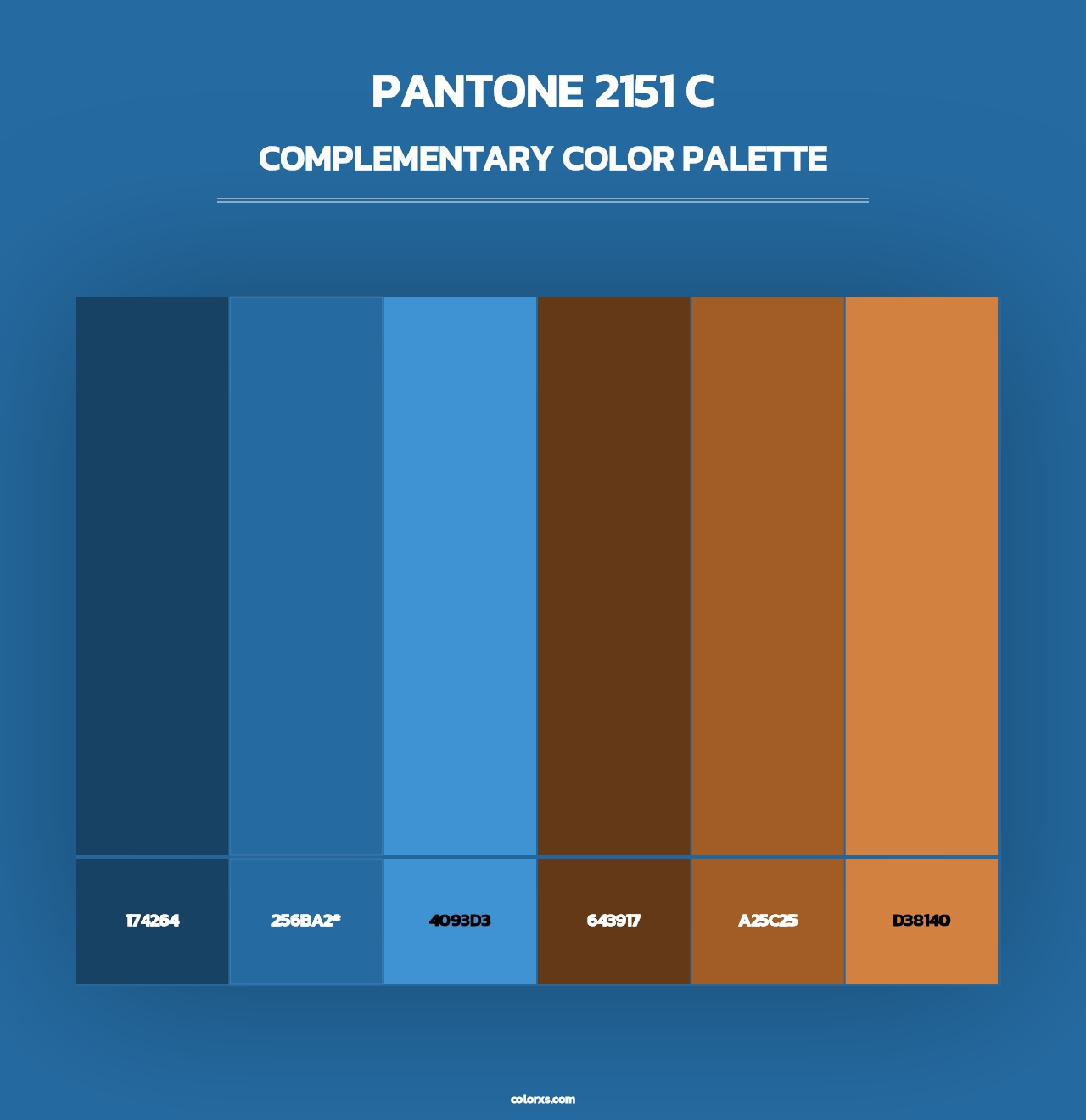 PANTONE 2151 C - Complementary Color Palette